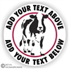 Holstein Cow Window Sticker