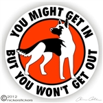 German Shepherd Decal