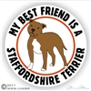 Staffordshire Terrier Decal