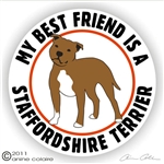 Staffordshire Terrier Decal