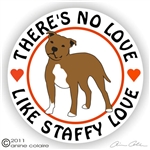 Staffordshire Terrier Decal