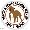 Staffordshire Terrier Decal