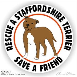 Staffordshire Terrier Decal