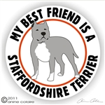 Staffordshire Terrier Decal