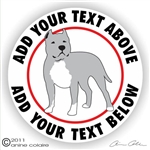 Staffordshire Terrier Decal