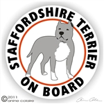 Staffordshire Terrier Decal