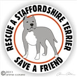 Staffordshire Terrier Decal