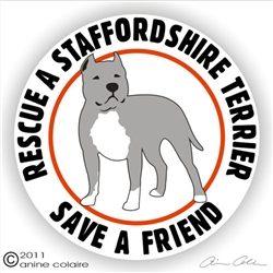 Staffordshire Terrier Decal