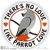 African Grey Decal