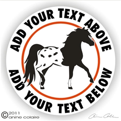 Mini Horse Appy Vinyl Decal