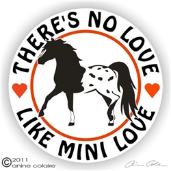 Mini Horse Appy Vinyl Decal