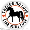 Mini Horse Solid Vinyl Decal