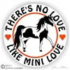 Mini Horse Pinto Vinyl Decal