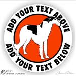 Borzoi Decal