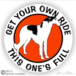 Borzoi Decal