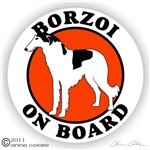 Borzoi Decal