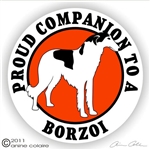 Borzoi Decal