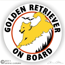 Golden Retriever Decal