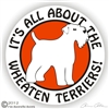 Wheaten Terrier Decal