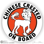 Chinese Crested Decal