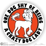 Chinese Crested Decal