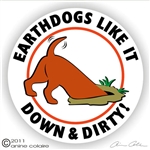 Earthdog Decal