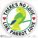 Eclectus Parrot Decal