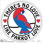 Eclectus Parrot Decal