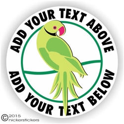 Ringneck Parrot Decal