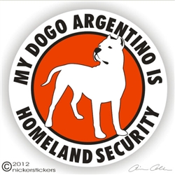 Dogo Argentino Decal