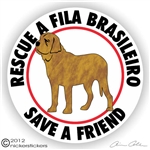 Fila Brasilerio Decal