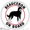 Beauceron Decal