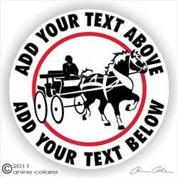 Belgian Draft Horse Trailer Decal