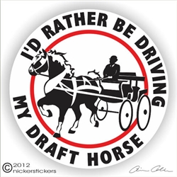 Belgian Draft Horse Trailer Decal