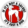 Saluki Hound Dog Vinyl Decal Car Auto Laptop iPad Sticker