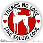 Saluki Hound Dog Vinyl Decal Car Auto Laptop iPad Sticker