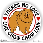 Chow Chow Dog Vinyl Decal Car Auto Laptop iPad Sticker