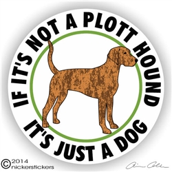 Plott Hound Decal Sticker Static Cling Car Truck RV Window