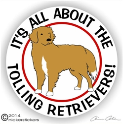 Nova Scotia Duck Tolling Retriever Dog Decals & Stickers | NickerStickers