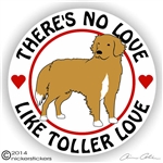 Nova Scotia Duck Tolling Retriever Dog Decals & Stickers | NickerStickers