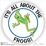 Frog Window Decal