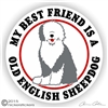 Old English Sheepdog Decal