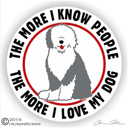 Old English Sheepdog Decal