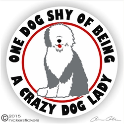 Old English Sheepdog Decal