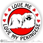 Pekingese Decal