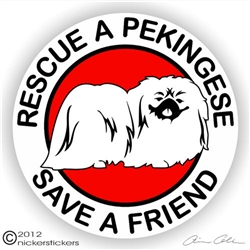 Pekingese Decal