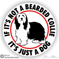 Bearded Collie Dog Beardie Vinyl Car Truck RV iPad Window Decal Sticker Static Cling