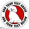 Custom Shichon Sticker Static Cling Decal