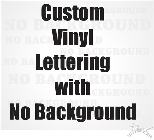 Custom Vinyl Text Decal, Choose Font, Color, Size