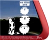 We Herd Ewe Border Collie Herding Vinyl Dog Car Truck RV Window Decal Sticker